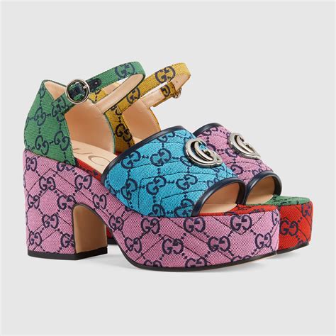 multicolor gucci sandals|gucci sandals female.